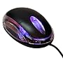 Small Black USB Wired Optical Light Scroll Wheel Mice Mouse for PC Laptop Computer FREE P&P