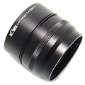 Kiwifotos 58mm Canon LA-DC58K compatible 2-Piece Aluminium Lens Filter Adapter for Canon PowerShot G10, G11, G12