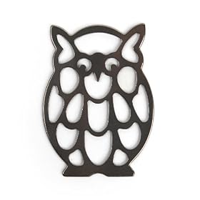Kikkerland Owl Stainless Steel Bottle Opener: Kitchen &amp; Dining