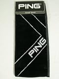 Ping Golf Towel Small Black/White 16x19 100% cotton NEW