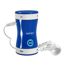 Sansa Shaker 512Mb Blue MP3 Player