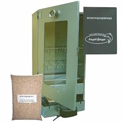 Edelstahl Multifunktionsr�ucherofen mit E- Heizung komplett + Sportfischer Passh�lle