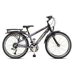 PUKY Fahrrad Crusader 24-24 Alu 24 Zoll 24 Gang grau/schwarz 4848