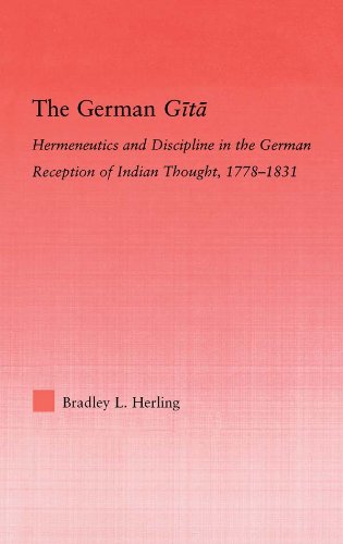 The German Gita: Hermeneutics and Discipline in the Early German Reception of Indian Thought (Studies in Philosophy)