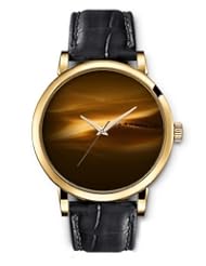 SPRAWL Aanalog Fashion Series Gold Ladies Watches of Genuine Black Leather Strap,Unique Wrist Watch for Women Girls Designed with Desert camel