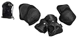 Como Black Kids Skate Elbow Knee Wrist Pads Protector Set