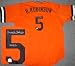 Brooks Robinson Autographed/Hand Signed Auth. Baltimore Orioles Jersey Inscribed HOF 83