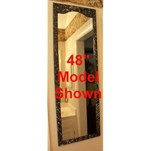 Buy (WM-130) Solid Wood Cathedral Style Wall Mirror 15w x 30h, Enamel Finish or stain finish, Easy to hang with two hidden... now!