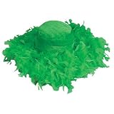 Feather Tea Party Hat Select Color: green