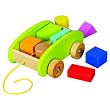 Educu Pull Along Mini Block Cart