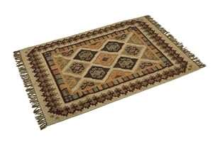 William Armes Dandy Kelim-Teppich, Tangier-Design, 130 x 70 cm