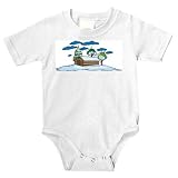 Onesie with Alaska, cabin, wooden, trees, pine, snow, winter, house