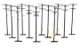 SceneMaster  HO Scale Utility Poles