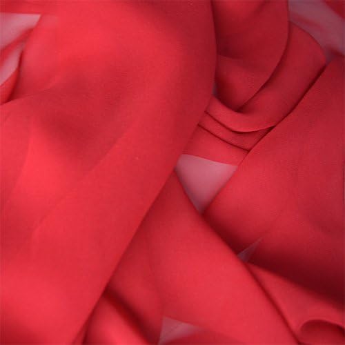 Silk Chiffon-566-Debian Red