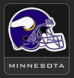 Official NFL Licensed Team Helmet Logo Air Freshener Pine Frost Scent - Minnesota Vikings