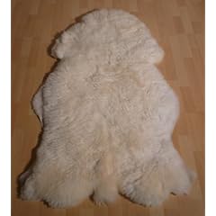 XXL Schaffell wie Eisb�r wei� 130-140cm