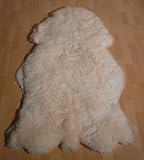 XXL Schaffell wie Eisb�r wei� 130-140cm