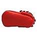 Mejale Baby Soft Soled Leather Moccasin Tassel Slip on Infant Toddler Shoes Pre-Walker(Red, 3-6 Months)