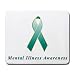 Mental Illness Awareness Ribbon Mouse Pad