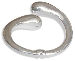 Bracelet for Teens Sterling Silver Cuff Style Jewelry 2.5 inches (brclt143)