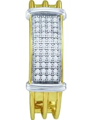 0.25CTW DIAMOND MICRO PAVE HOOPS