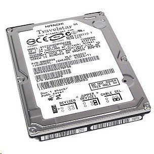Hitachi Travelstar 5K250 HTS542580K9SA00 - Hard drive - 80 GB - internal - 2.5 - SATA-150 - 5400 rpm - buffer: 8 MB