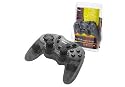 Trust GM-1520t Dual Stick USB-Gamepad transparent mit 2 Joysticks, 8-Wege-Steuerkreuz, 4 Schultertasten, 12 programmierbaren Tasten und Makrofunktion, kompatibel mit PC und PS2