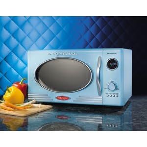 Nostalgia Electrics Rmo-400blue Microwave - Blue