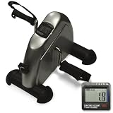 Mini Pedal Exerciser Bike Fitness Exercise Cycle Leg/arm w/ LCD Display Home Gym