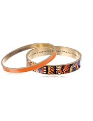 The SAKroots Harvest One World Bangle Bracelet Set, 2.6"