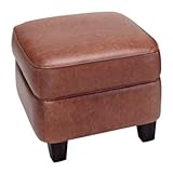 UPC 817784010336 product image for Opulence Home Bradford Leather Storage Ottoman in Chaps Saddle | upcitemdb.com