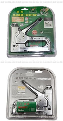 Heavy Duty Nail Gun Shooter Stapler Gun Feeding Device - 3 Type Nail / Doornail / U / Straight Nail