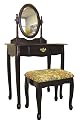 Ore International Cherry 3-Piece Vanity Set
