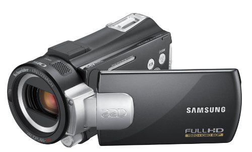 Samsung HMX-S10 Camcorder (DLNA, SD-HC / MMC+ Karten Slot, 15-fach optischer Zoom, 8,89 cm (3,5