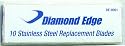 Diamond Edge Replacement Blades For DE-8000 # DE-8001