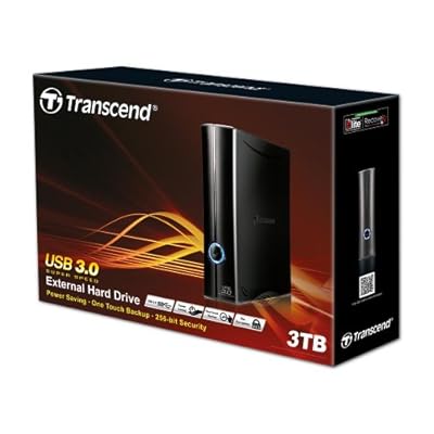 Transcend 3.5-inch 3 TB USB 3.0 StoreJet (TS3TSJ35T3)