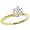 6 prong Round Solitaire Engagement Ring .96cttw J/si3