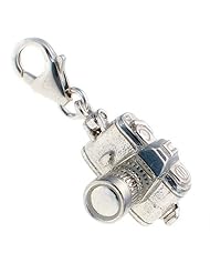 Welded Bliss Sterling 925 Silver SLR Opening Camera Charm Lobster Clip On Fit WBC1043