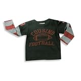 Gold Rush - Boys Long Sleeve Top, Charcoal Black, Red, Grey