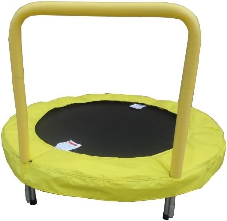 Bazoongi 48" Trampoline Bouncer with Easy Hold Handle Bar - Sunshine Yellow. Special Exclusive Limited Edition