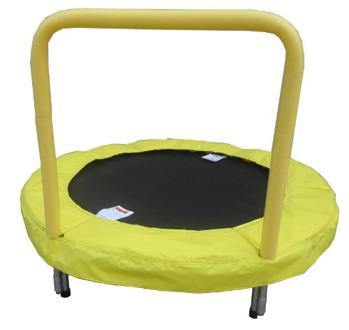 Bazoongi 48" Trampoline Bouncer with Easy Hold Handle Bar - Sunshine Yellow. Special Exclusive Limited Edition