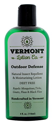 Vermont Lotion Company, Original, Outdoor Defense, Natural Insect Repellent & Moisturizing Lotion, DEET Free, 4 oz