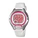 Casio Women's Digital White Resin Strap Watch #LW200-7AV