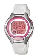 Casio Women`s Digital White Resin Strap Watch #LW200-7AV