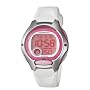 Casio Women's Digital White Resin Strap Watch #LW200-7AV