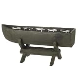 Midwest-CBK Boat on Stand Five Tealight Candle Holder