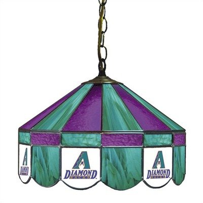 Arizona Diamondbacks Stained Glass Pub Light Style: Swag