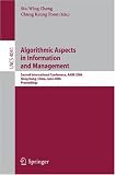 Algorithmic Aspects in Information and Management: Second International Conference, AAIM 2006, Hong Kong, China, June 20-22, 2006, Proceedings ... Applications, incl. Internet/Web, and HCI)