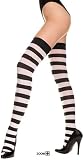 1st Fantasies Quality Fun Wide Stripes Thigh High Stockings (Various Colors)