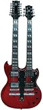 Jay Turser 50 Series Jt-xg2-tr 12-string Electric Guitar, Transparent Red